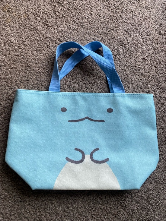 Handbags - Cute Blue Character LUNCH BAG JAPANESE SUMIKKOGURASHI